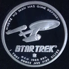 1 oz Silver Round/Medal 1989 Star Trek Ltd. Edition – Dr. McCoy – Rarities Mint
