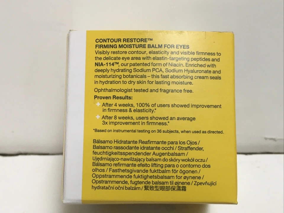 StriVectin NIA114 Bálsamo hidratante reafirmante para ojos para tensar y levantar contorno restaurar Foto 3 de 4