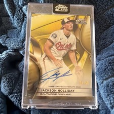 Jackson Holliday Chrome 2025 Black Gold Mini Diamond /50 Auto