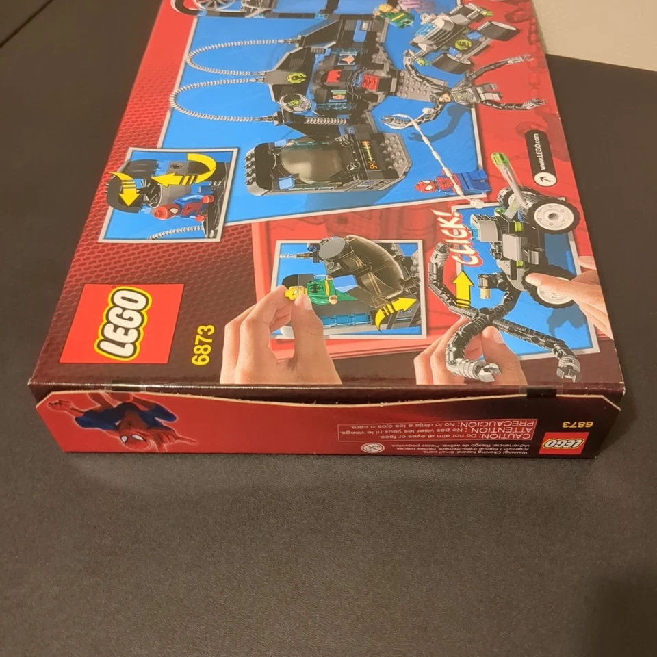 LEGO 6873 Marvel Spider-Man's Doc Ock Ambush Punho de Ferro Doutor Polvo Novo na caixa - Imagem 3 de 4
