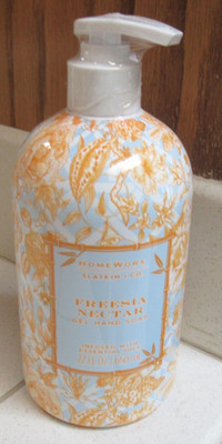 HOMEWORX SLATKIN & CO.  ''FREESIA NECTAR'' GEL SOAP  22 0Z. ~SEALED~