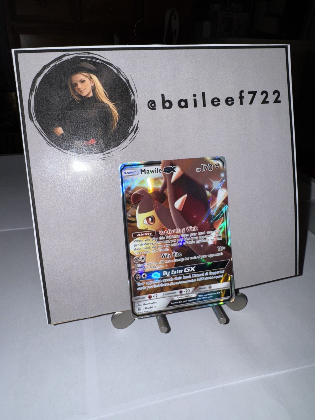 Mawile GX 141/236 Sm-Unified Minds Holo - Ultra Rare - MP (see photos)