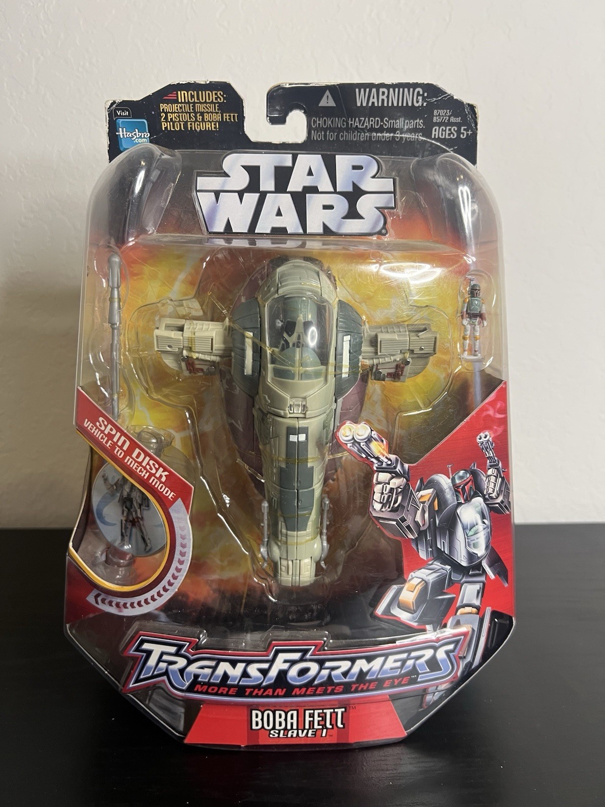 Hasbro Transformers Star Wars Crossover Boba Fett Slave-1 Action Figure (2008)