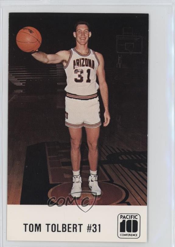1986-87 Arizona Wildcats Police Tom Tolbert 0q3