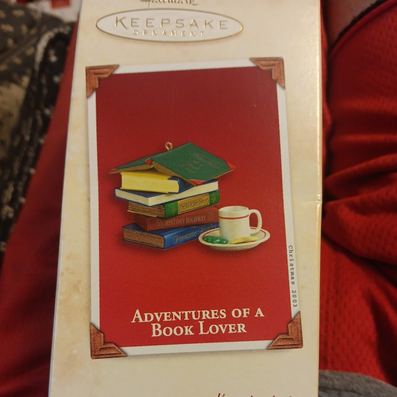 Hallmark Keepsake Christmas Ornament Adventures Of A Book Lover 2003