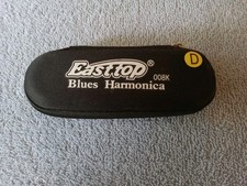 Very Nice EASTTOP 008k Blues Harmonica Key Of D