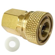 1/8" NPT Female Thread Quick-Disconnect Plug Adapter, 8mm Female Quick Discon...