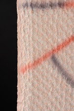 Vintage Japanese Shibori Silk Kimono Fabric Panel / Sewing & Craft Textile