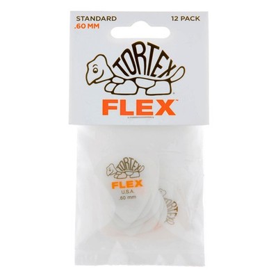 Dunlop 428P.60 Tortex Flex Standard Picks 0,60 mm - Plektren Set