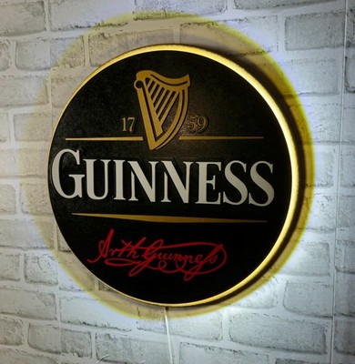 Guinnes 3D LED Lighted Sign with remote