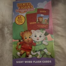 CrackBoom! Daniel Tiger's Neighborhood Sight Word Flash Cards Alphabet 31 Pack