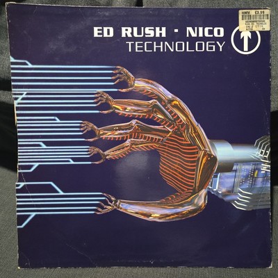 90s DRUM N BASS .. ED RUSH NICO  TECHNOLOGY / NEUTRON  NO U-TURN RECORDS NUT018 