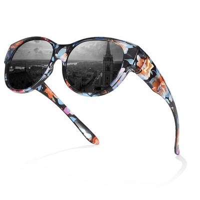 Fit Over Sunglasses for Women Polarized UV400 Protection Oversized Shades ..