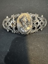 art nouveau Lady Hair Clip Made In France TC12