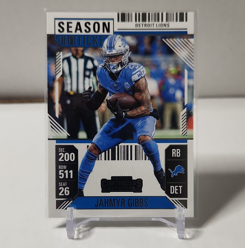 Panini 2024 Contenders Season Ticket Base Set Jahmyr Gibbs Lions #32