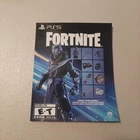 UNUSED Fortnite Cobalt Star Bundle, 1000 V-Bucks - Sony Playstation 5 US CODE