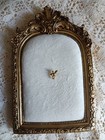 Regd signed Gold Tone Angel Cherub Lapel Pin Small Metal Pinback ballou — photo 2