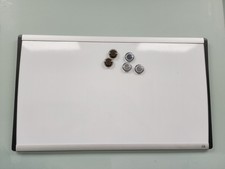 Quartet Dry Erase Boards Magnetic 24" x 14" Whiteboard Aluminum Frame, 2 boards