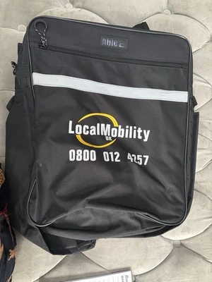 FREE RIDER Luggie Able 2 Mobility Scooter Backpack Chair Bag Walking Stick Storage