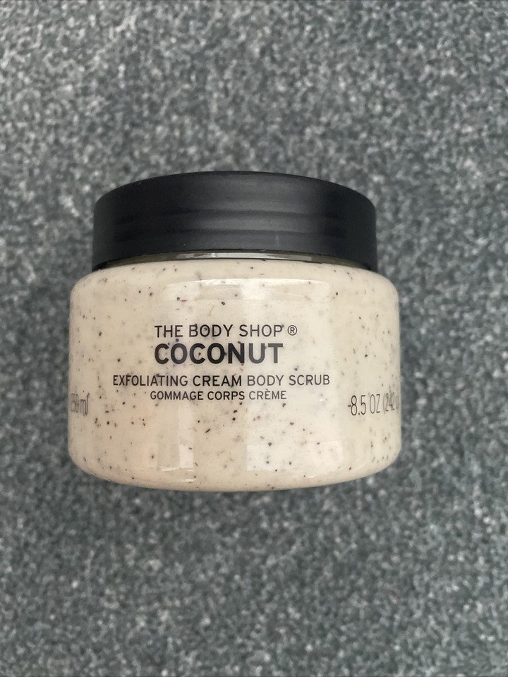 The Body Shop Coconut Exfoliating Cream Body Scrub X 250ml Discontinued Vegan eBay