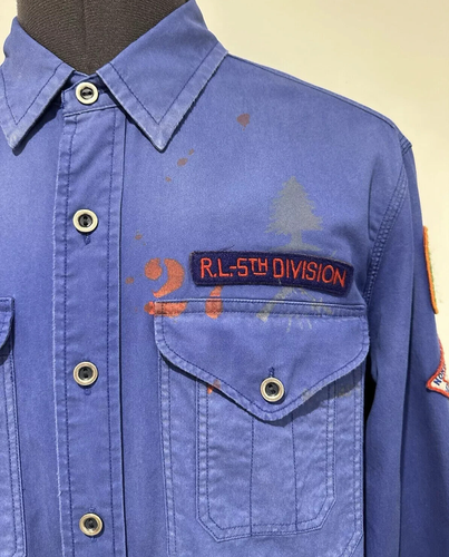Ralph Lauren Polo Rod and Gun Club Patchwork Deportista Azteca Camisa Occidental Talla L - Imagen 7 de 20