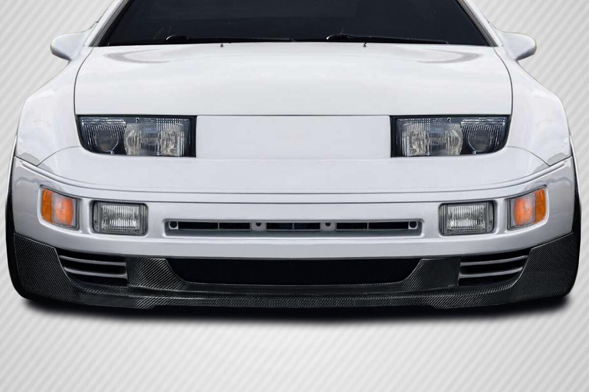 90-96 Fits Nissan 300ZX Turbo T Carbon Fiber Front Bumper