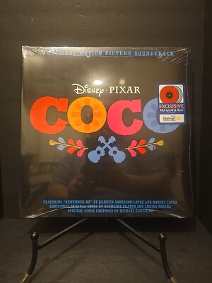 DISNEY PIXAR COCO SOUNDTRACK Colored 2LP VINYL LIMITED MARIGOLD AZUL  NEW Sealed