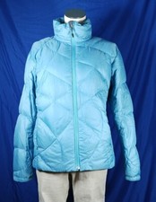 Nike ACG 550 Goose Down Puffer Coat Full Zip Blue Quilted Women's Sz Large
