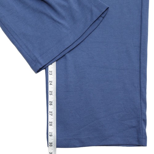 Woman Within Women’s Pants 1X 22/24 Dusky Blue Pull-On Soft Knit Pants Pockets - Picture 3 of 5