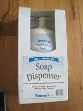 Hand Soap Dispenser By Foam Air w/ Screws Instructions To Mount NIB