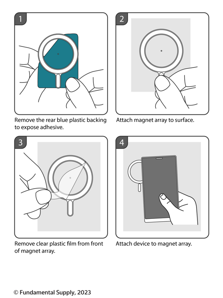 MagSafe Compatible Magnetic Sticker, MagSafe Case Magnet Array for ...