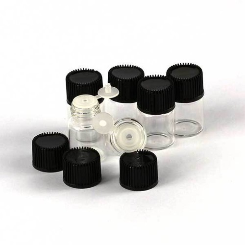 Bulk Buy 1ml 2ml 3ml 5ml Multi-color Glass Essential Oil Bottle w/ Hole Stopper - Picture 10 of 17