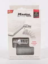 MasterLock Safe Space Word Computer  Laptop Lock, 2120DWD, NIP