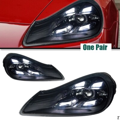 Porsche Cayenne 957 Black Matrix LED Headlights with DRL Update