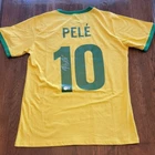 PELE Signed Brazil Soccer Jersey Beckett Certified #10 Autograph Brazil National