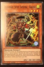 YuGiOh! Sechs Samurai Deck zur Auswahl.