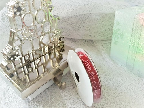 Christmas SANTA CLAUS HOLLY IVY LET IT SNOW Festive - 10mm & 15mm - 4m reel - Picture 11 of 17