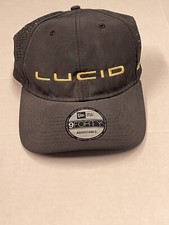 Lucid Motors Hat Cap Strapback Black New Era EV Cars LCID Racing Logo Adjustable