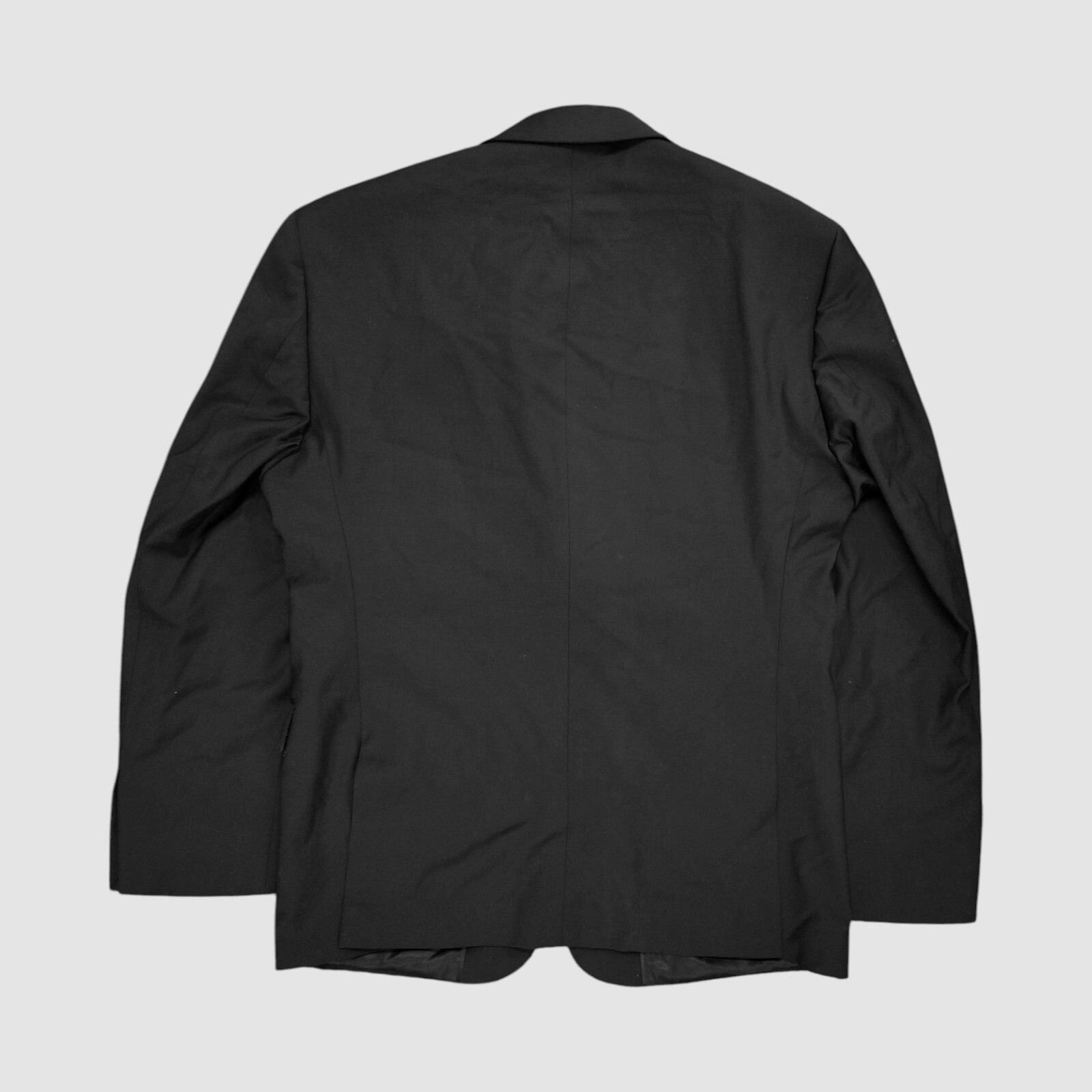 Calvin Klein Men Black Solid Wool Stretch Blazer … - image 2