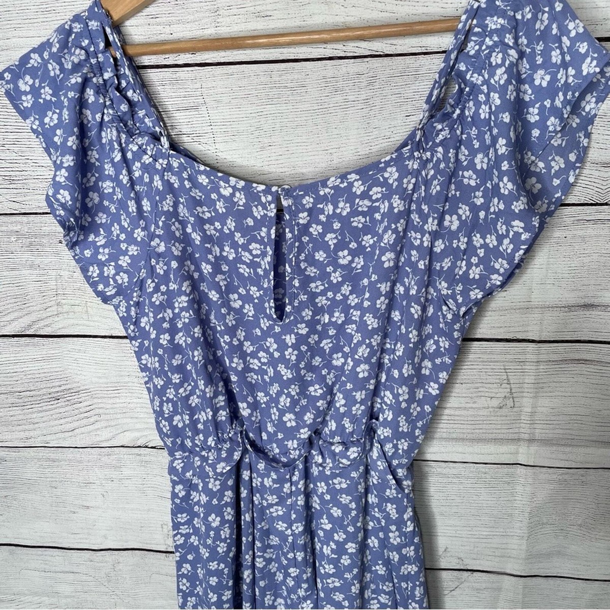 jessica simpson blue and white dress EVER AFTER TANK TOP