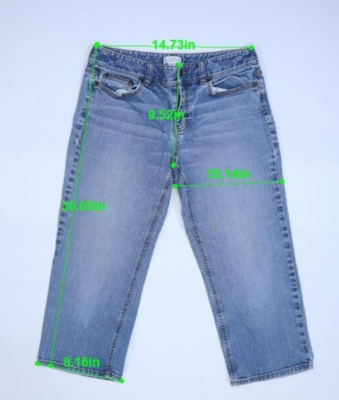 WASHED STRETCH CROPPED 5PKT PANTS デニムパンツ(2113-09) Flare