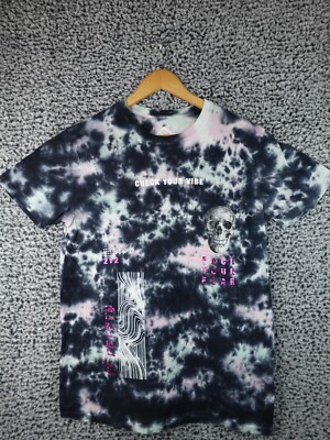 Original Gravity Designed NYC Men's Medium tshirt tie dye face your fears
