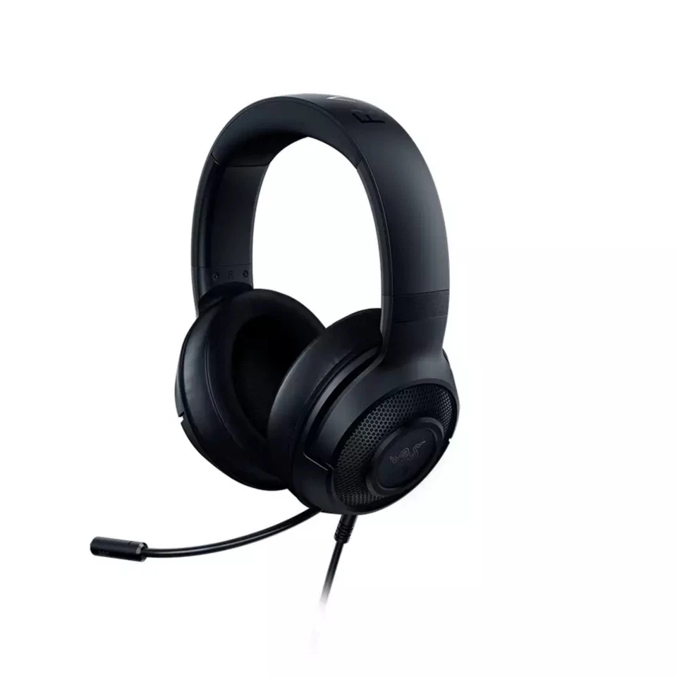 Razer Kraken X Lite Over The Ear Wired Headphones Black Boom Microphone Multi