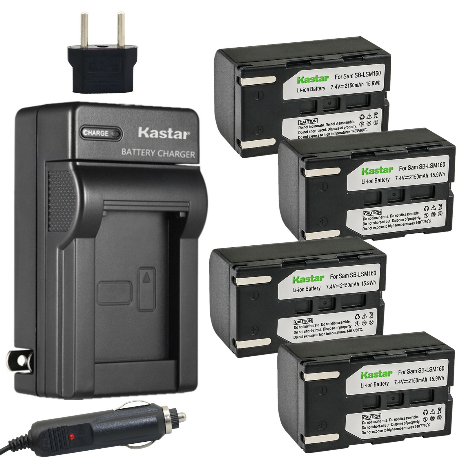 Kastar Battery Travel Charger for Samsung SB-LSM160 Samsung 