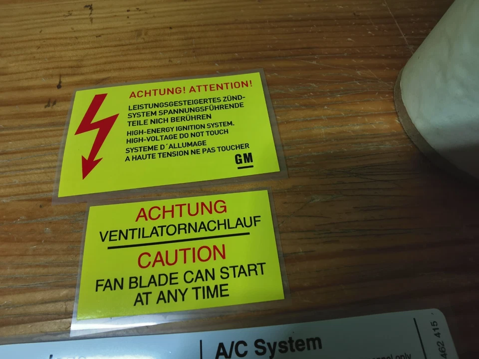 Opel Calibra restoration decal set X3 vinyl stickers stickers ステッ� - Image 4 of 4