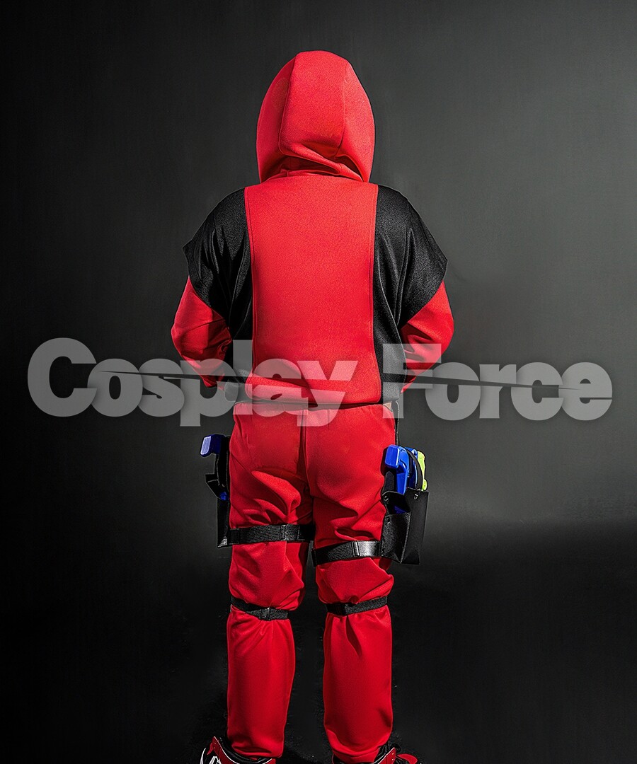 Costume Deadpool 3 Kidpool Cosplay Per Bambini – Felpa Con Cappuccio Set Completo C09194