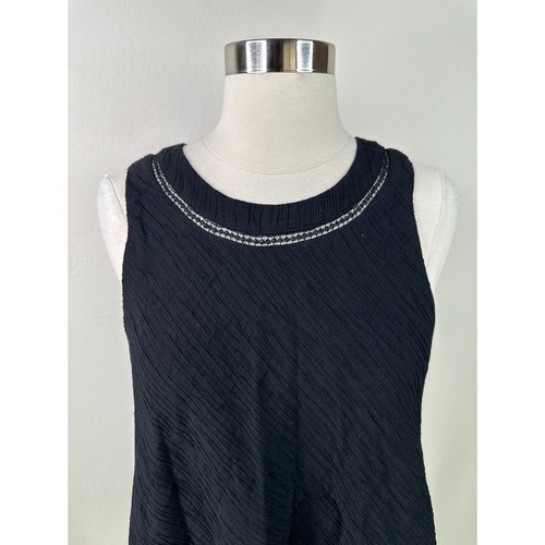 Anthropologie Elevenses Viscose Blend Sleeveless Layered Romper S - Picture 4 of 14
