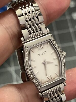 時計 W I T T N A U E R c8671278 Wittnauer diamond bezel sapphire crystal ladies watch