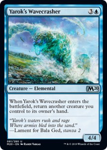Yarok's Wavecrasher x4 - Magic Core Set 2020 - NM-Mint, English - Magic Core Set