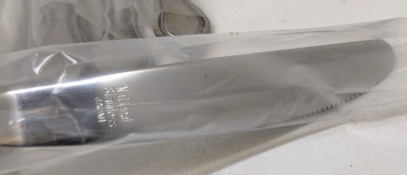 Vintage National Stainless 50 Piece Flatware Set Middlebury Japan (New Complete)